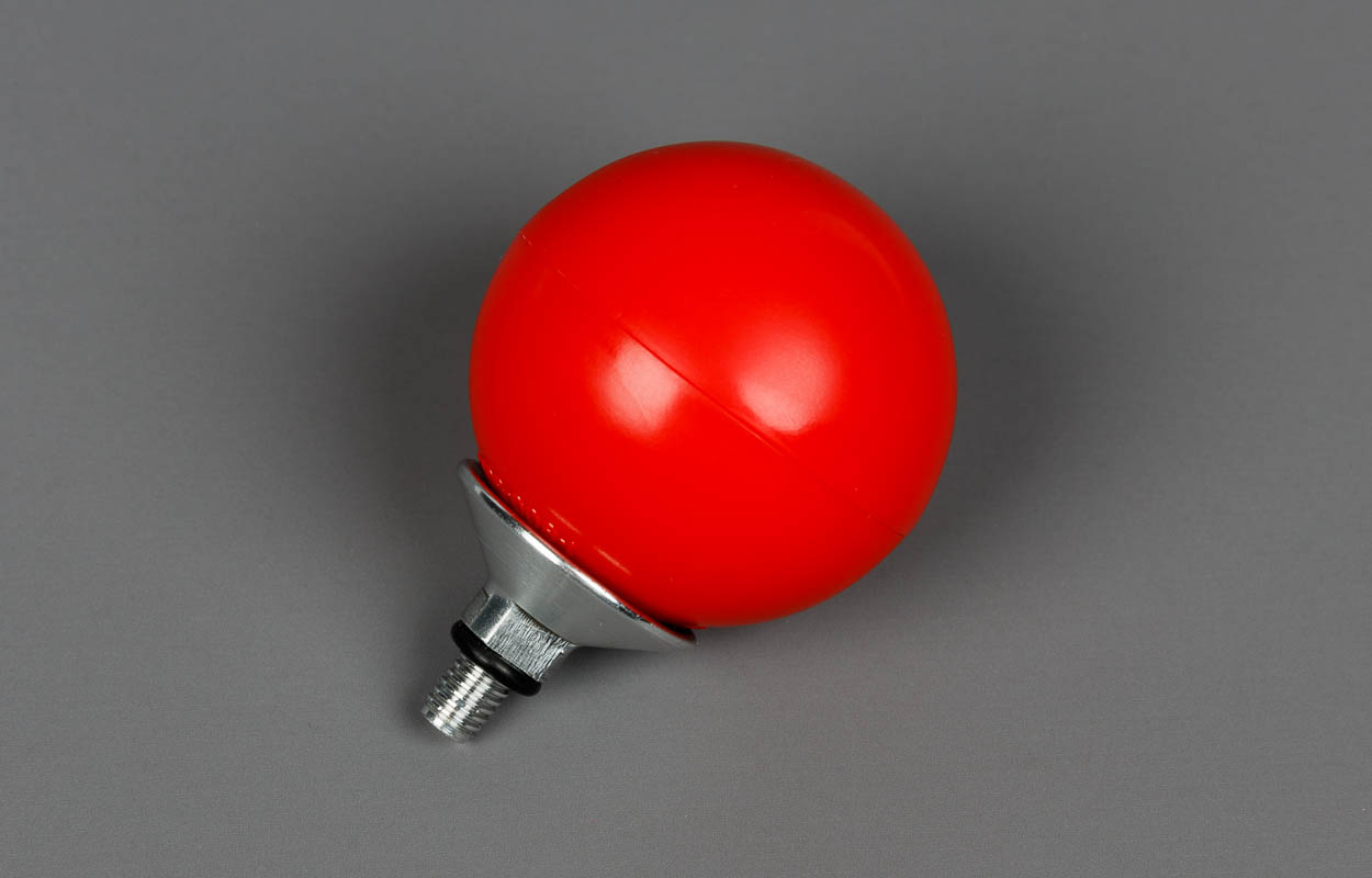 Kunststoffspitze, 56 mm, rot