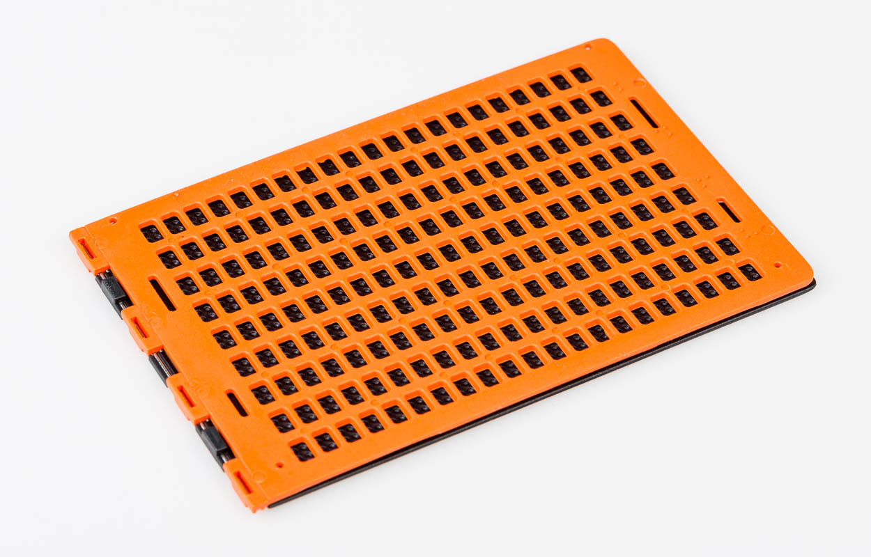 Set d'écriture braille A6  9 x 21 cases plastique, sans poinçon
