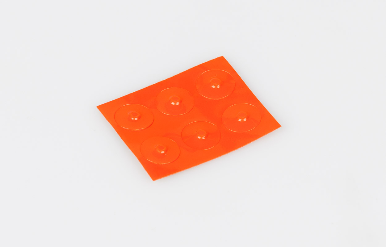 Markierungspunkte, 3 mm orange, Kunststoff