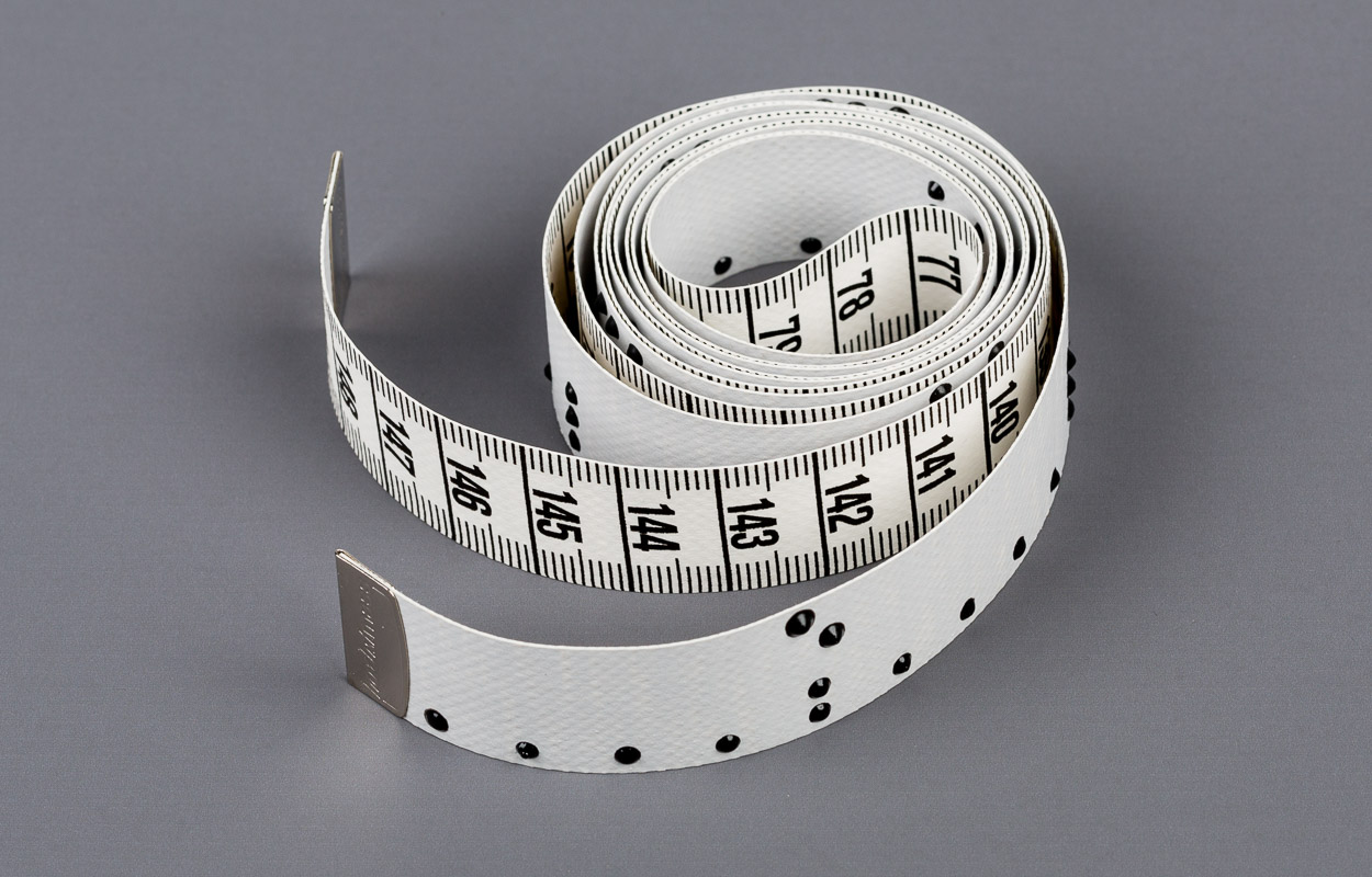Messband, 150 cm taktil, Braille